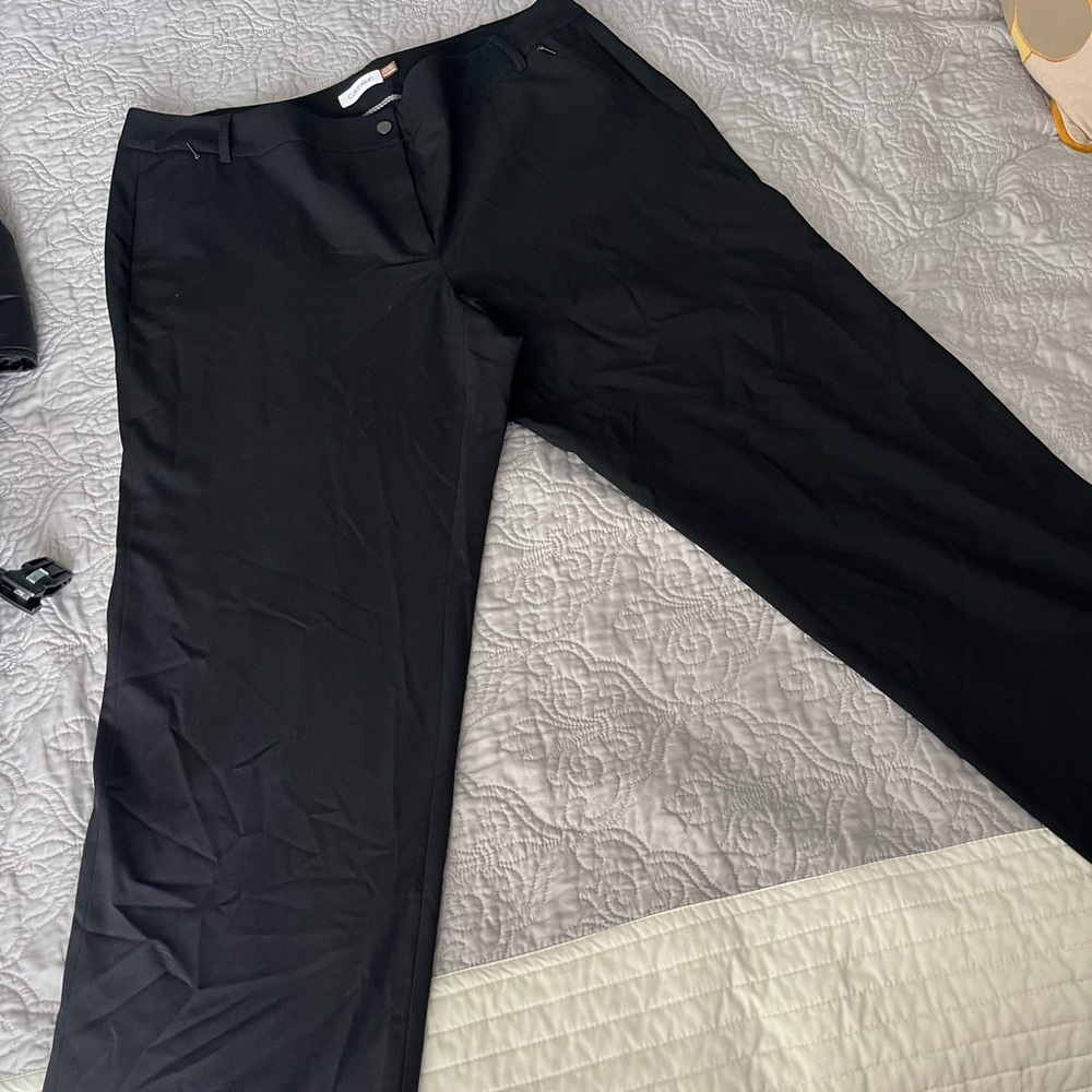 Calvin Klein Womens plus size dress pants sz 16w